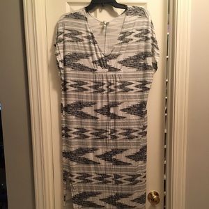 Joie Cotton Patterned Maxi Dress Sz M